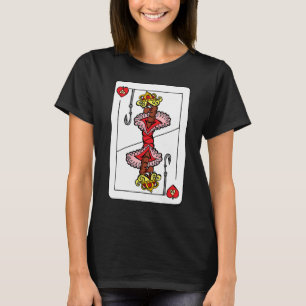 Königin der Würmer – Lustige Spielkarte Surrealer  T-Shirt