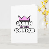 Königin des Amtes Karte (Gelbe Blume)