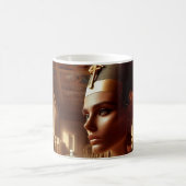 Königin des antiken Ägypten Royal Art Design Kaffeetasse (Mittel)