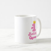 Königin des Backen-#1 Kaffeetasse (VorderseiteRechts)