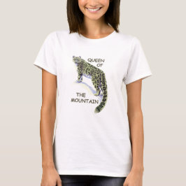 Königin des Berges - Schneeleopard T-Shirt