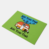 Königin des Campers - Funny Camping RV Caravan Fußmatte (Schrägansicht)