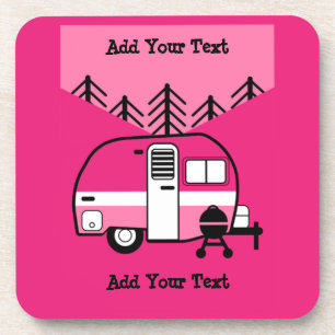 Königin des Campers - Funny Camping RV Getränkeuntersetzer