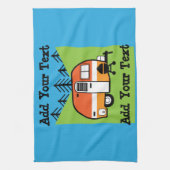 Königin des Campers - Funny Camping RV Karawane Do Geschirrtuch (Vertikal)