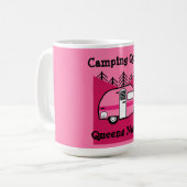 Königin des Campers - Funny Camping RV Karawane Do Kaffeetasse (Vorderseite Links)