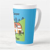 Königin des Campers - Funny Camping RV Karawane Do Milchtasse (Rechte Ecke)