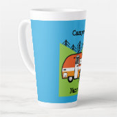 Königin des Campers - Funny Camping RV Karawane Do Milchtasse (Linke Ecke)