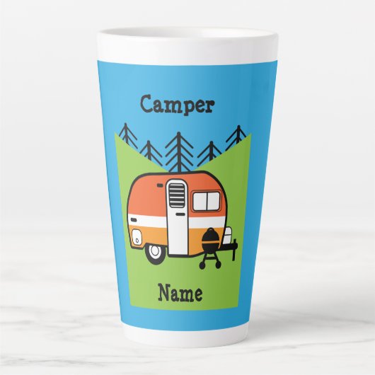 Königin des Campers - Funny Camping RV Karawane Do Milchtasse (Vorderseite)
