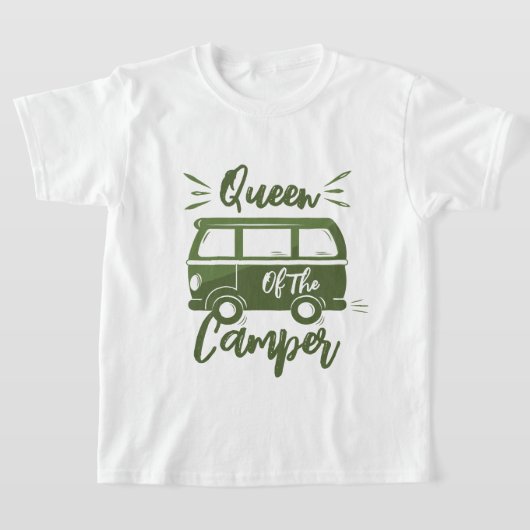 Königin des Campers, Geschenk für Camper Queen T-Shirt (Ablage )