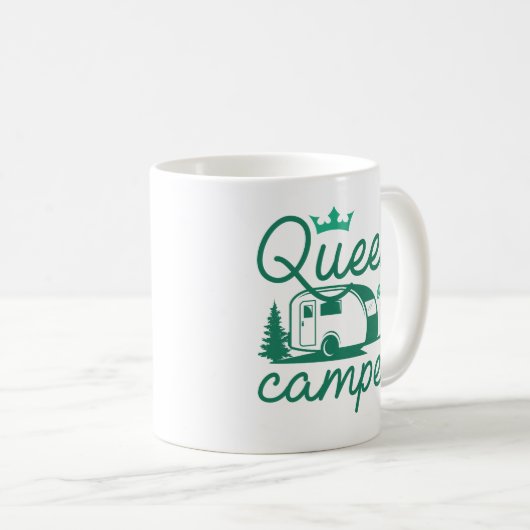 Königin des Campers Kaffeetasse (VorderseiteRechts)