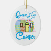 Königin des Campers Keramikornament (Rechts)