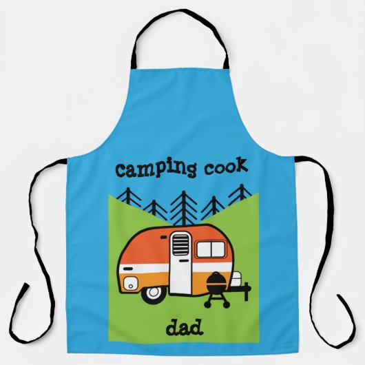 Königin des Campers - Lustiger Camping RV Caravan Schürze (Vorderseite)