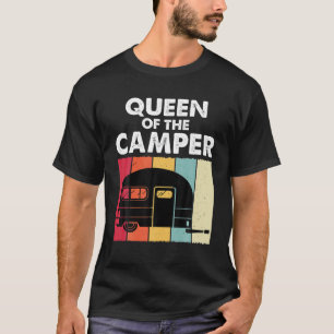 Königin des Campers RV Trailer Van Funny Camping W T-Shirt