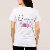 Königin des Campers Tri-Blend Shirt (Rückseite)