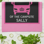 Königin des Campings Geschirrtuch (Gefaltet)