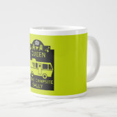 Königin des Campings Jumbo-Tasse (Vorderseite Rechts)