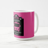 Königin des Campings Kaffeetasse (VorderseiteRechts)