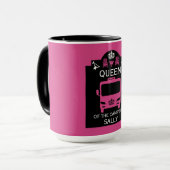 Königin des Campings Tasse (Vorderseite Links)