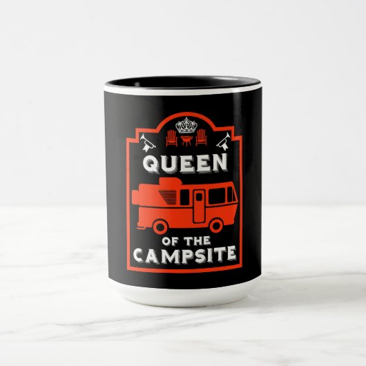 Königin des Campings Tasse (Zentrum)