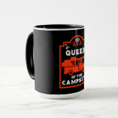 Königin des Campings Tasse (Vorderseite Links)