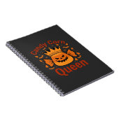 Königin des Candy Corn Halloween-Krone Fledermäuse Notizblock (Rechte Seite)