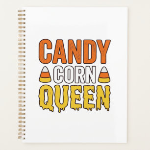 Königin des Candy Corn Vintage-Halloween-T-Shirt-D Planer