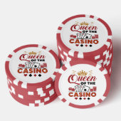 Königin des Casino Vegas Gambling Women Pokerchips (Stapel)