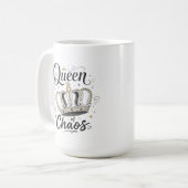 Königin des Chaos Kaffeetasse (Vorderseite Links)