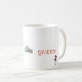 KÖNIGIN DES EINKAUFENS KOLLEKTION KAFFEETASSE (VorderseiteRechts)
