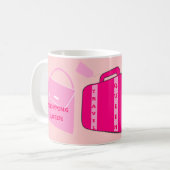 KÖNIGIN DES EINKAUFENS KOLLEKTION KAFFEETASSE (Vorderseite Links)