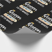 Königin des fünften Rades I Geschenkpapier (Ecke)