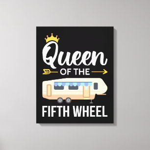 Königin des fünften Rades I Leinwanddruck