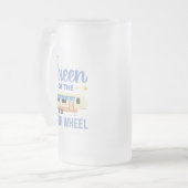 Königin des fünften Rades I Mattglas Bierglas (Vorderseite Links)