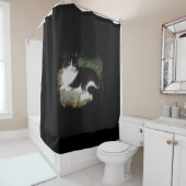 Königin des Garten-Katzen-Duschvorhangs Duschvorhang (Beispiel)