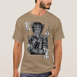 Königin des Geistigen Affen - Vintager Poker T-Shirt