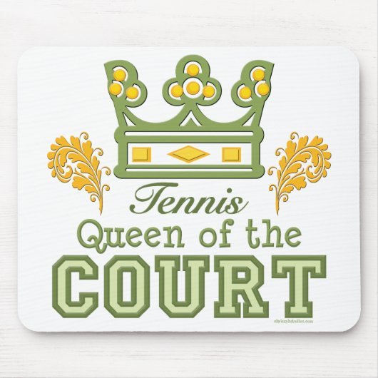 Königin des Gerichts-Tennis Mousepad (Vorne)