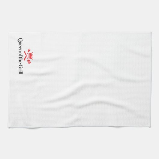 Königin des Grills Geschirrtuch (Horizontal)