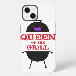 Königin des Grills, lila Krone rot iPhone 13 Hülle