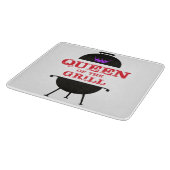 Königin des Grills, Lila kronenrot Schneidebrett (Ecke)