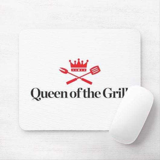 Königin des Grills Mousepad (Mit Mouse)