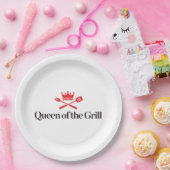 Königin des Grills Pappteller (Party)