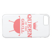 Königin des Grills, rosa Case-Mate iPhone Hülle (Rückseite (Horizontal))