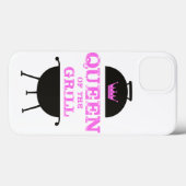 Königin des Grills, rosa Kronenrosa Case-Mate iPhone Hülle (Rückseite (Horizontal))