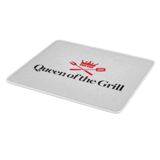 Königin des Grills Schneidebrett (Ecke)