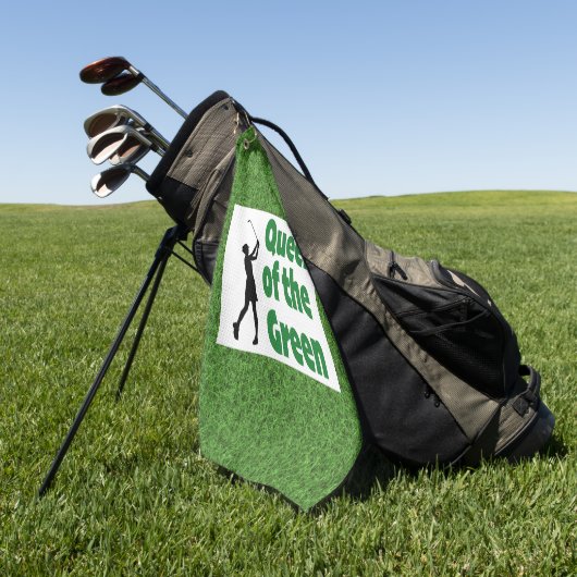 Königin des grünen Golfs Golfhandtuch (Gras)