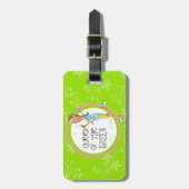Königin des Grüns Gepäckanhänger (Vorderseite vertikal)