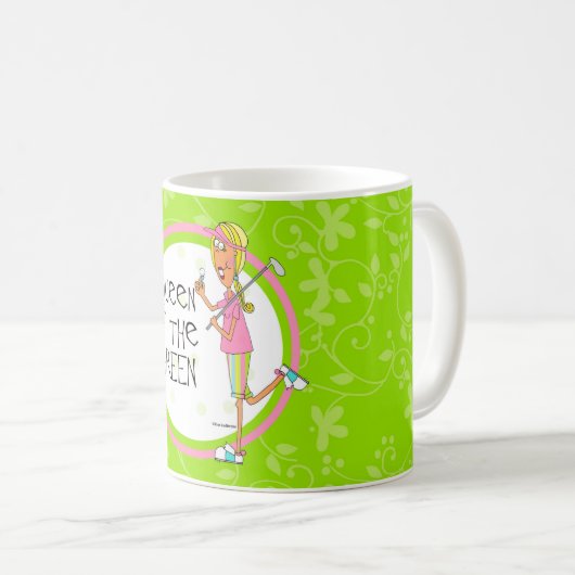 Königin des Grüns Kaffeetasse (VorderseiteRechts)