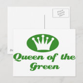 Königin des Grüns Postkarte (Vorne/Hinten)