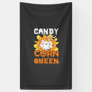 Königin des Halloween-Geisterfledermaus-Spinnennet Banner
