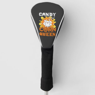 Königin des Halloween-Geisterfledermaus-Spinnennet Golf Headcover
